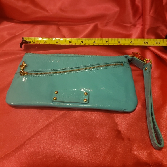 Beautiful Blue New Kate Landry Wristlet Wallet - Picture 4 of 8